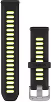 Garmin laikrodžio dirželis su greito atlaisvinimo funkcija, 20 mm, Forerunner 170, juodas/geltonas