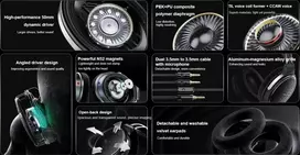 „FiiO x Jade Audio“ JT3 ausinės, juodos