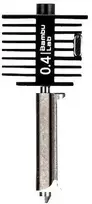 „BambuLab“ „Hotend“ su grūdinto plieno antgaliu, skirtas „Bambu Lab“ A1 serijos spausdintuvams – 0,4 mm