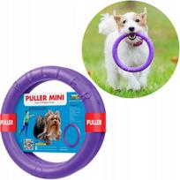 Šunų žaislas PULLER Mini 18 cm – treniruočių žiedai mažų veislių šunims, 2 vnt.