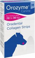 OROZYME Oradental Collagen Stripes 10-30 kg kramtantukas vidutinio dydžio šunims 141g