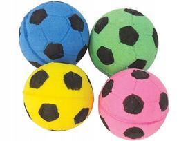Futbolo kamuoliukai žaislas KATEI rinkinys 4 vnt. 4 cm minkšti kempinukai