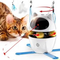 Automatinis lazerinis žaislas katėms su 3 režimais interaktyvus Smart Cat žaislas
