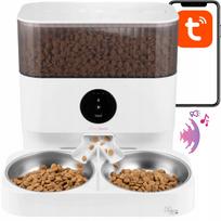 Automatinė šėrykla KittyTech MeowMeal Duo, Wi-Fi Tuya, dviguba
