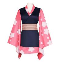 Demonų Slayer kostiumas Demonų Slayer korpuso Sabito vyresnioji sesuo Makomo Japonijos kimono cosplay anime pasirodymo kostiumas 0051 S