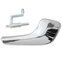 Opel Corsa D 06-14 vidinė durų rankenėlė CHROMINĖ dešinė + vidinės durų rankenėlės kaištis 2 vnt.. NUSTATYTI