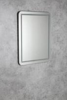 Aqualine vonios kambario veidrodis su LED apšvietimu, 80x60 cm, jutiklinis jutiklis SC080