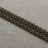 10yards 2x3/3x4mm Metal Link Chains Bulk Twisted Chains For Jewelry Making DIY Handmade Necklace Bracelet Accessories Findings 2x3mm antikvarinės bronzos spalvos