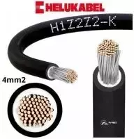Solar kabelis MG WIRES EN 50618 4,00 mm2 Q H1Z2Z2-K 100 metrų juodas
