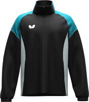 Table Tennis Wind Reflective BTY Windbreaker Jacket Size 47470 [Butterfly] [Butterfly] Jacket, Water-repellent, Lines, II, Black, M, juoda