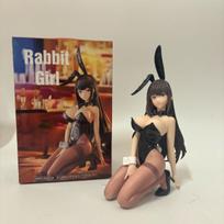 18cm Anime Figure Sexy Bunny Girl Pvc Action Figure Collection Kneeling Posture Doll Ornament Model Toy