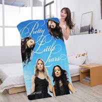 P-Pretty Little L-Liars tv Big Microfiber Beach Towels Quick Dry Towel Sand Beach Towels Pool Towel for Travel Swim Pool Yoga W40*H60(CM) blue