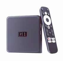 G1 TV priedėlis – Premium Google sertifikuotas TV priedėlis 4/32GB S905X4-J