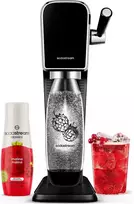 Gazuotų gėrimų gaminimo aparatas SodaStream Art, Juodas (buteliukas + cilindras + sirupas)