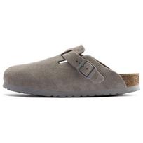 Birkenstock Boston Soft Footbed Suede Stone Coin Unisex Sneakers Grey 1020549 40