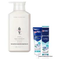Crest 3D White Toothpaste & Adorfer Shower Gel Bundle