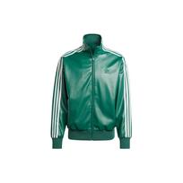 Adidas Firebird Adicolor Three Stripes Synthetic Fabric Loose Jacket Collegiate Green IZ4032 XS