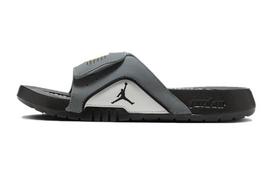 Unisex Jordan Hydro 4 Neslystantys Anti-Kick Vaikų Lauko Šlepetės Pilka Juoda 532226-007 36