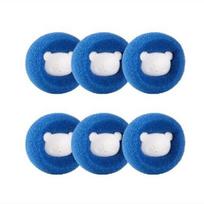 „Magic Laundry Ball Kit“ plaukų šalinimo priemonė naminių gyvūnėlių drabužiai, valymas šunims, priedai, namų apyvokos gaminiai, pašalinantys katės ir šunų plaukus 6pcs mėlyna