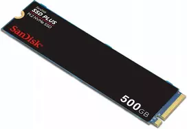 „Dysk SSD SanDisk Dysk SSD SanDisk SSD Plus 500GB M.2 PCIe“ (SDSSDA3N-500G)