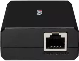 Adapteris - LINDY PoE Į Type C Skirstytuvo Konverteris, 45W Galia, Gigabit Ethernet, Juoda