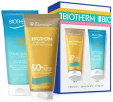 BIOTHERM RINKINYS (WATERLOVER SPF 50 APSAUGINIS KREMAS PO DEGINIMOSI 200 ML)