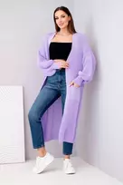 Moteriškas šviesiai violetinis kardingas Lemon