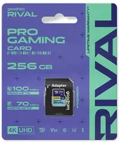 Atminties Kortelė - GoodRam Rival M3AA 256GB Micro SDXC V30 100MB/s + adapteris