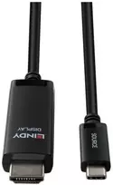 Adapterio Kabelis - LINDY USB Type C į HDMI Kabelis, 8K 60Hz, 7680x4320, 2 m, Juoda