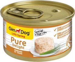 GMC GIMDOG Little Darling Pure Delight vištiena Mono – drėgnas ėdalas šunims – 85g