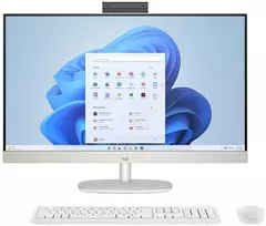 Hewlett Packard (HP) Visas viename kompiuteris - HP 27-cr0222nw, AMD Ryzen 7, 16GB RAM, 512GB SSD, Full HD, Baltas