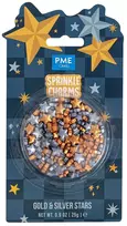 PME kalėdiniai žvaigždės formos pabarstukai 25g