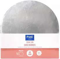 PME 10 apvalių tortų padėklų rinkinys, 25 cm