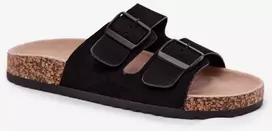 Juodos basutės su reguliuojamomis sagtimis Step in style