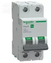 Schneider Electric Schneider įžeminimo jungiklis C 20A 2P Easy9 Pro EZ9F57220