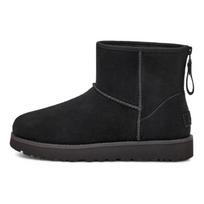 UGG Classic Mini Logo Zip Boot Black (Womens) Women Sneakers 1122671-BLK 36 black