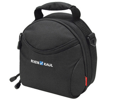 Krepšys ant dviračio vairo KLICKfix Smile juodas 200*120*210mm 3,5L