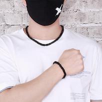 Hip -Hop Style Emperor Chain European And American Creative Personality Fashion V -Shaped Titanium Steel Men 'S Bracelet Necklace 20cm