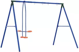 Lauko supynės rėmas su gliideriu iki 4 vaikų Plienas ir PE
