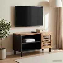 Saugojimo spintos Natūrali 80 x 33 x 46 cm Kietas mango medis