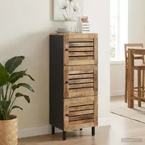 Saugojimo spintos Natūrali 40 x 33 x 110 cm Kietas mango medis