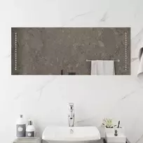 LED vonios veidrodis Skaidrus 100 x 40 cm grūdintas stiklas