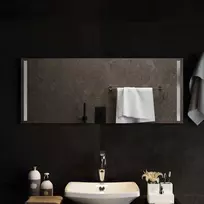 LED vonios veidrodis Skaidrus 100 x 40 cm grūdintas stiklas