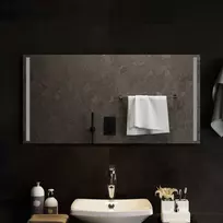 LED vonios veidrodis Skaidrus 100 x 50 cm grūdintas stiklas
