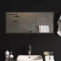 LED vonios veidrodis Skaidrus 90 x 40 cm grūdintas stiklas