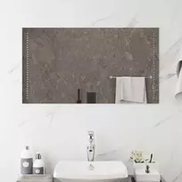 LED vonios veidrodis Skaidrus 90 x 50 cm grūdintas stiklas