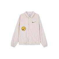 Nike Išsiuvinėtas logotipas Laisvalaikio striukė ilgomis rankovėmis Vyriškos striukės Šviesiai raudonmedžio-rudos spalvos FZ5737-104 XL white