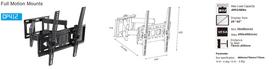 TV Laikiklis/Wall mount 22"65"40kgV180°H15° CP412