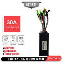 JN 24/36/48V E-Bike E-Motoler Sine Wave 30A 750/1000W SM Trijų režimų bešepetėlis valdiklis UART Nr.2 protokolo valdikliui