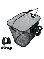 KROSS Clipnet Front Mesh QR / Black / metalinis krepšys ant vairo